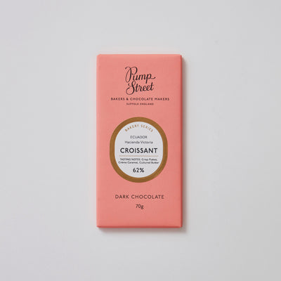 Pump Street Croissant 62% chocolate bar, 70g
