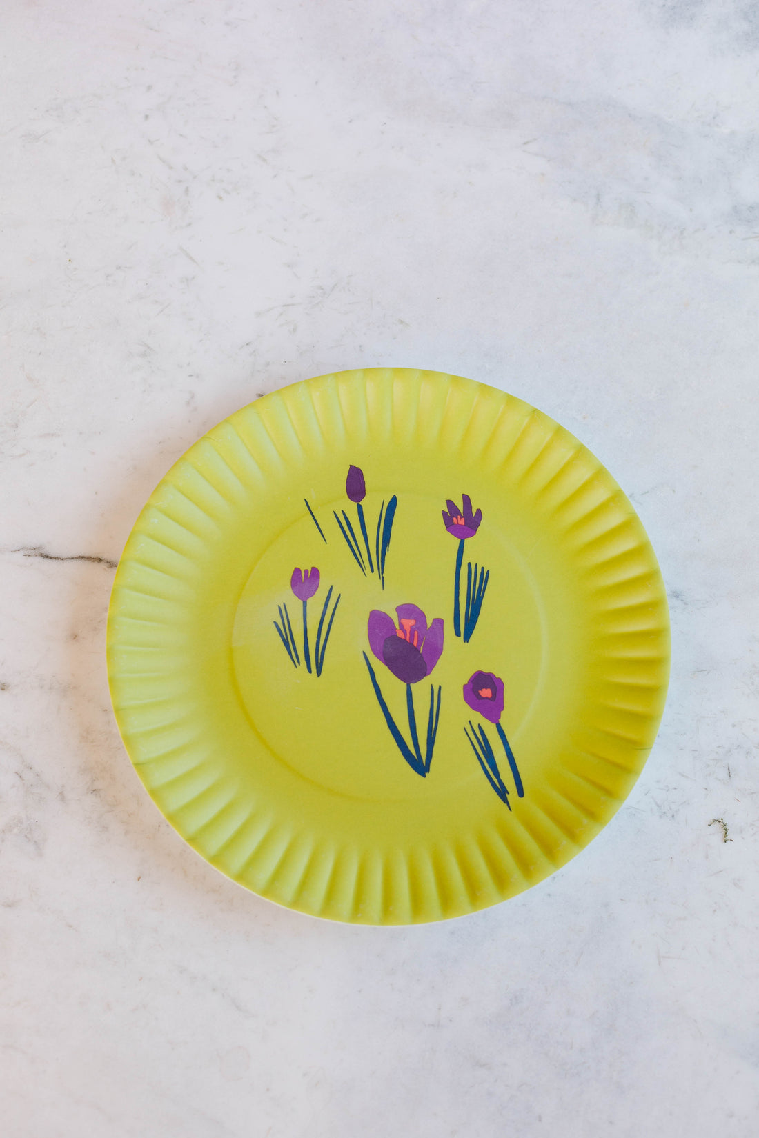 Les Fleurs Melamine Plate Set