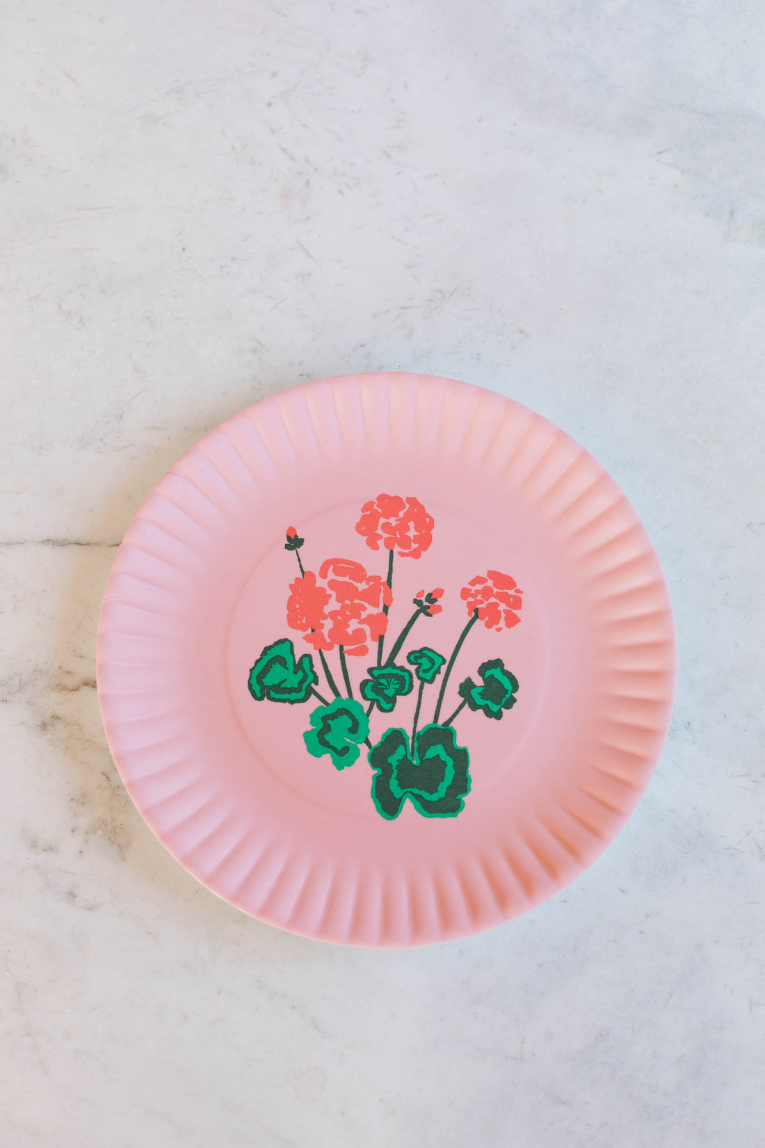 Les Fleurs Melamine Plate Set