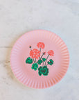 Les Fleurs Melamine Plate Set