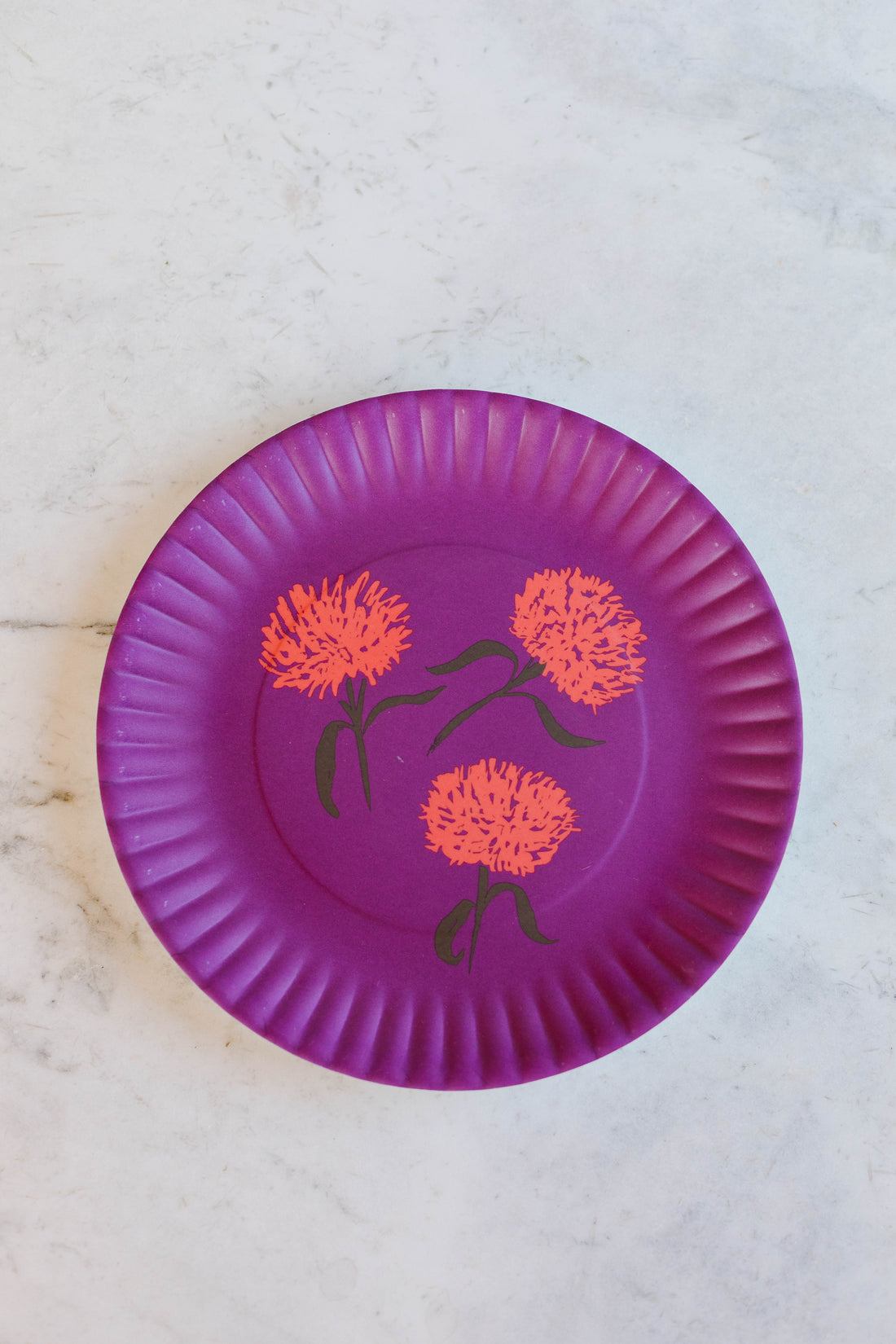 Les Fleurs Melamine Plate Set