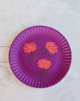 Les Fleurs Melamine Plate Set