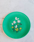 Les Fleurs Melamine Plate Set