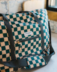 Weekender Checkerboard Teal & Biege