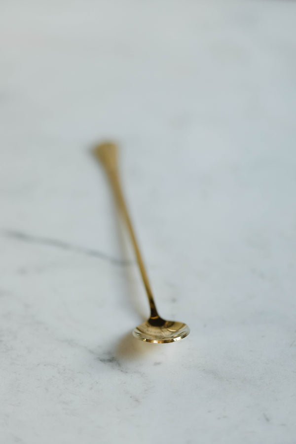 Long Gold Spoon