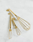 Gold Whisk Set