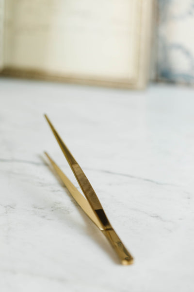 Gold Skinny Tongs