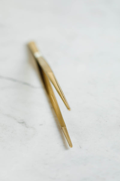 Gold Skinny Tongs