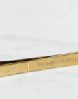 Gold Skinny Tongs