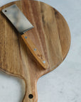 Round Charcuterie Board w/ Knife