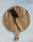 Round Charcuterie Board w/ Knife