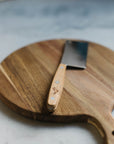 Round Charcuterie Board w/ Knife