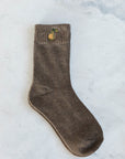 Pear Embroidered Socks