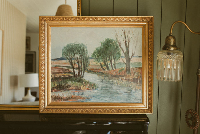 "River with Willows"