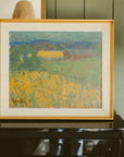 "Country Barns in Golden Fields"
