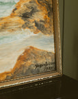 "Breaking Waves on the Rocky Coast" (Kustlandskap)