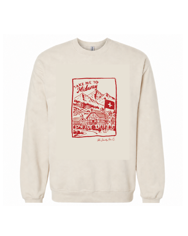 Take Me to Midway Unisex Crewneck