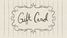 E-Gift Card