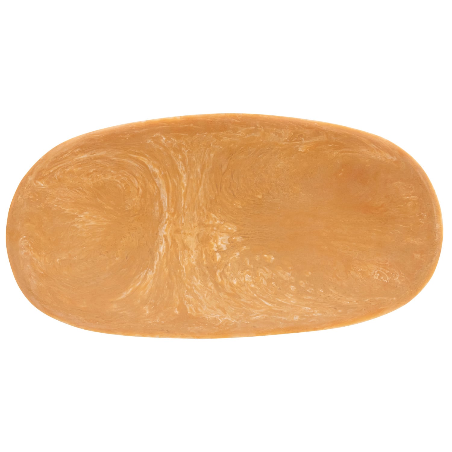 Marbled Resin Platter, Brown (Each One Will Vary)