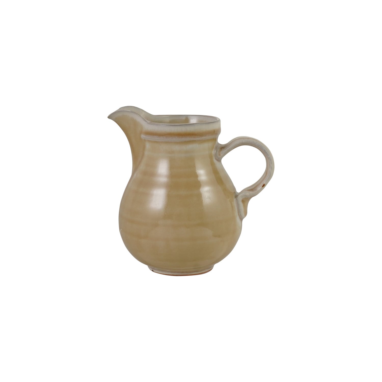 10 oz. Stoneware Creamer, Tan Color (Each Will Vary)