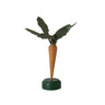 Metal Vintage Reproduction Toleware Carrot Shaped Taper Holder