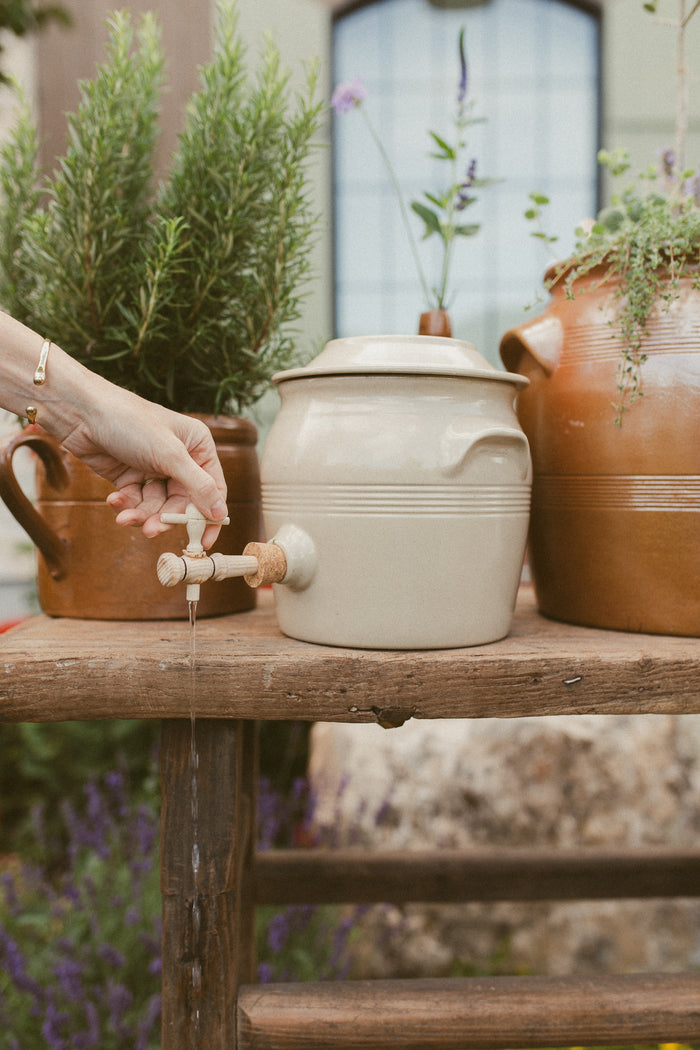 French Pottery Pour Spout