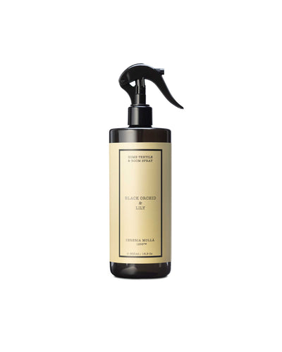 Cereria Molla Home Textile & Room Spray in Black Orchid & Lily